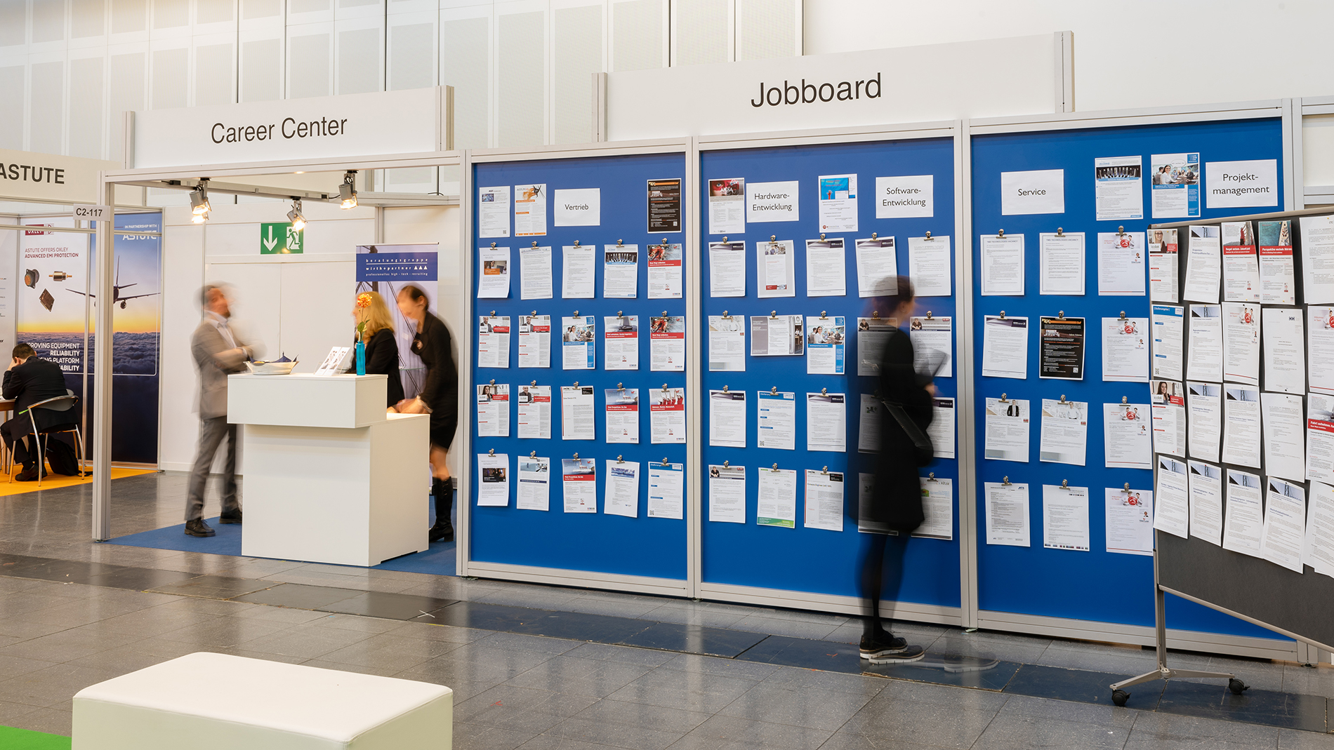 Jobboard and career center at the EMV