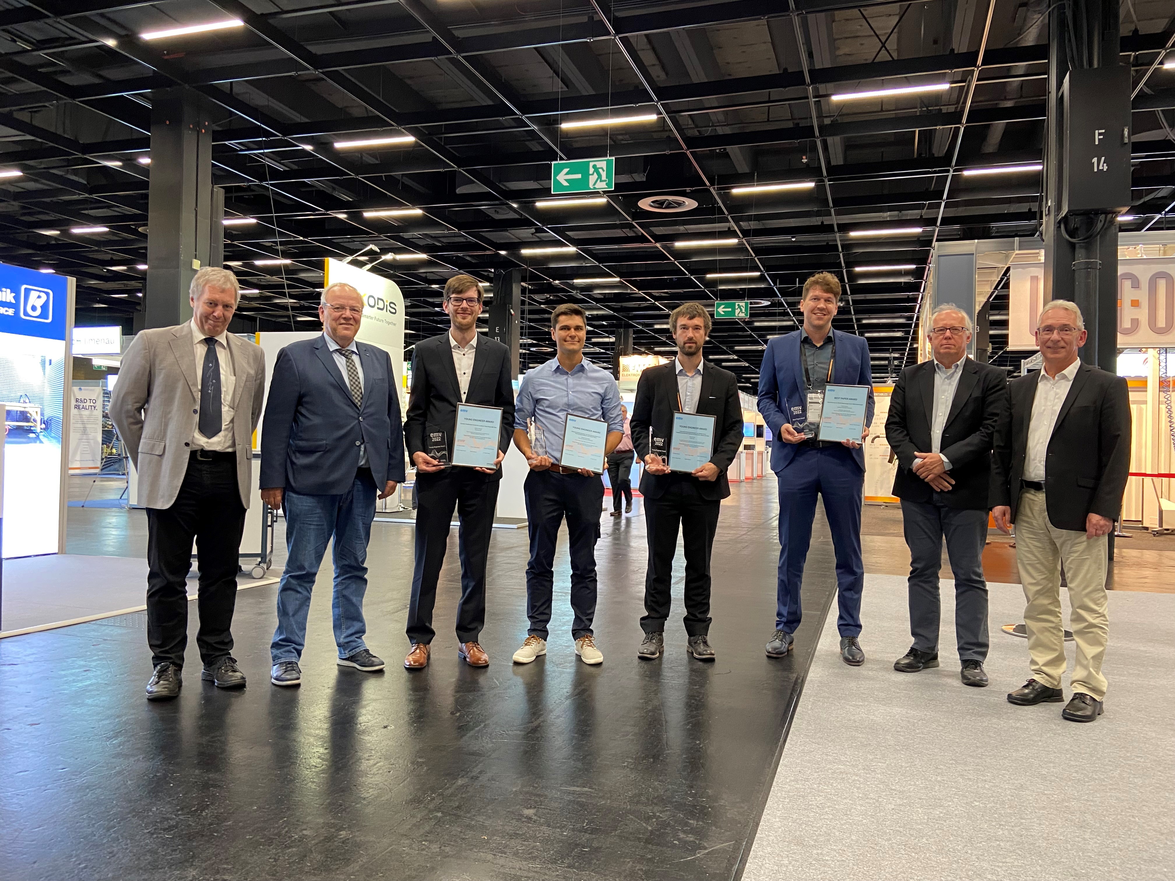 The winners of the Best Paper and the Young Engineer Awards and the jurors