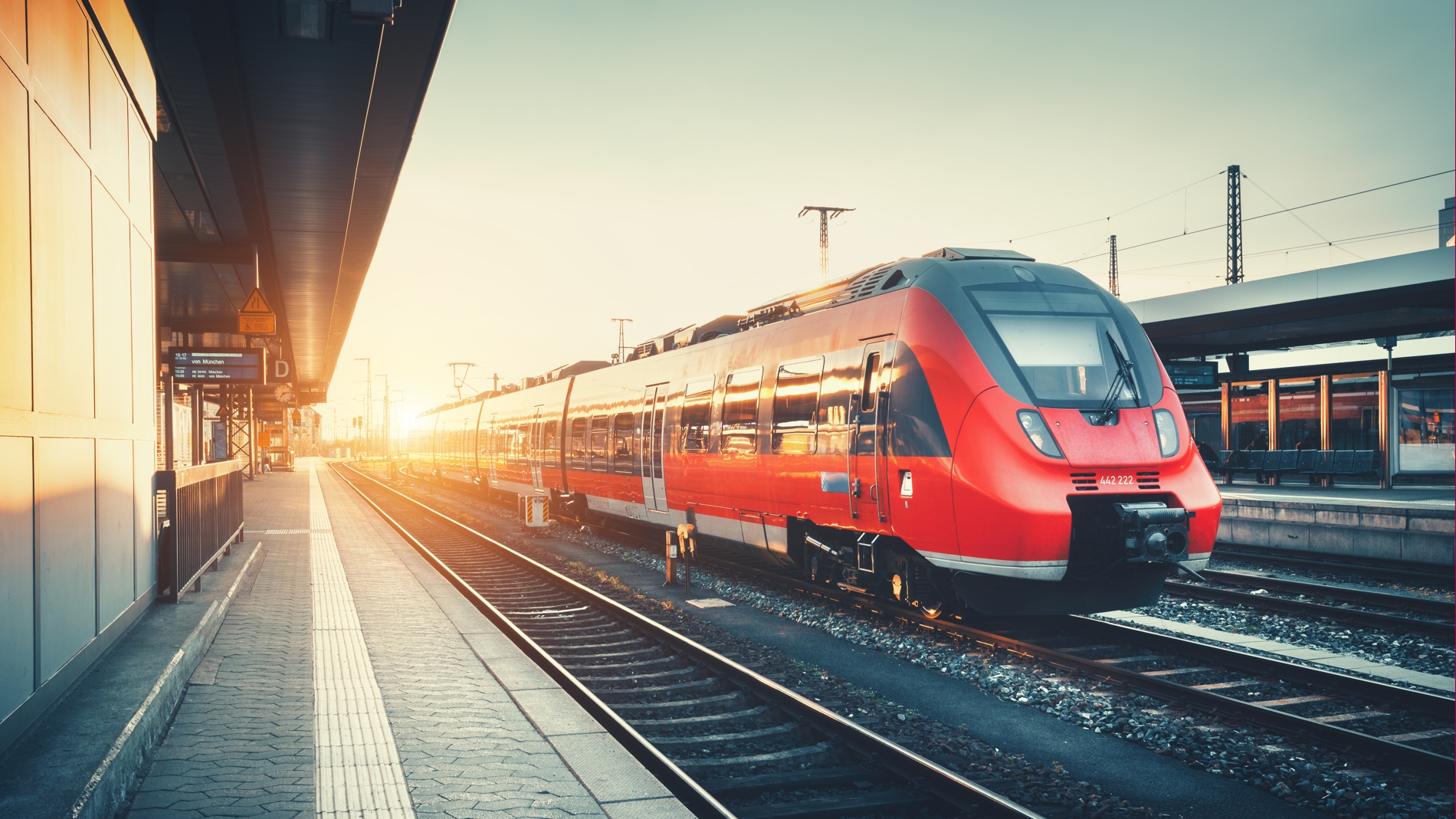 Arriving by train